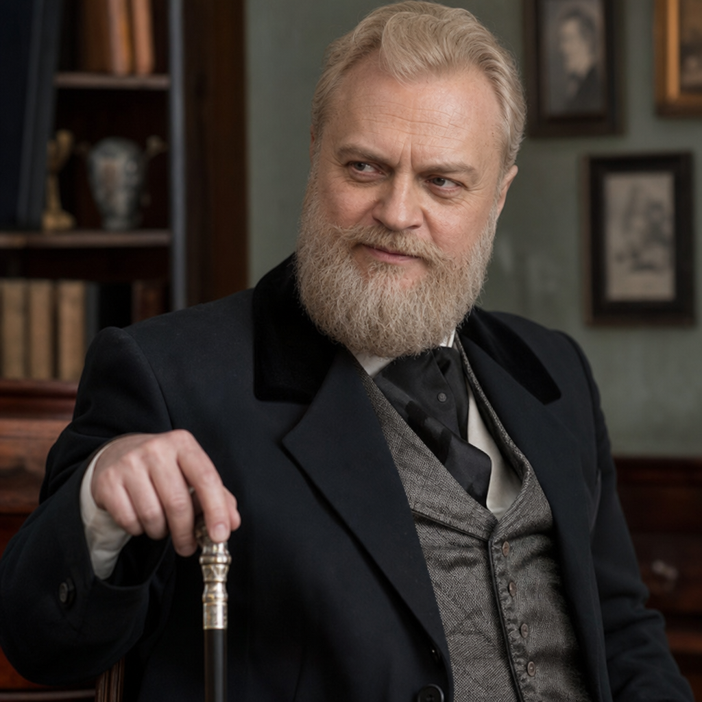 Portrait of Arkady Ivanovich Svidrigaïlov, a character in Crime and Punishment