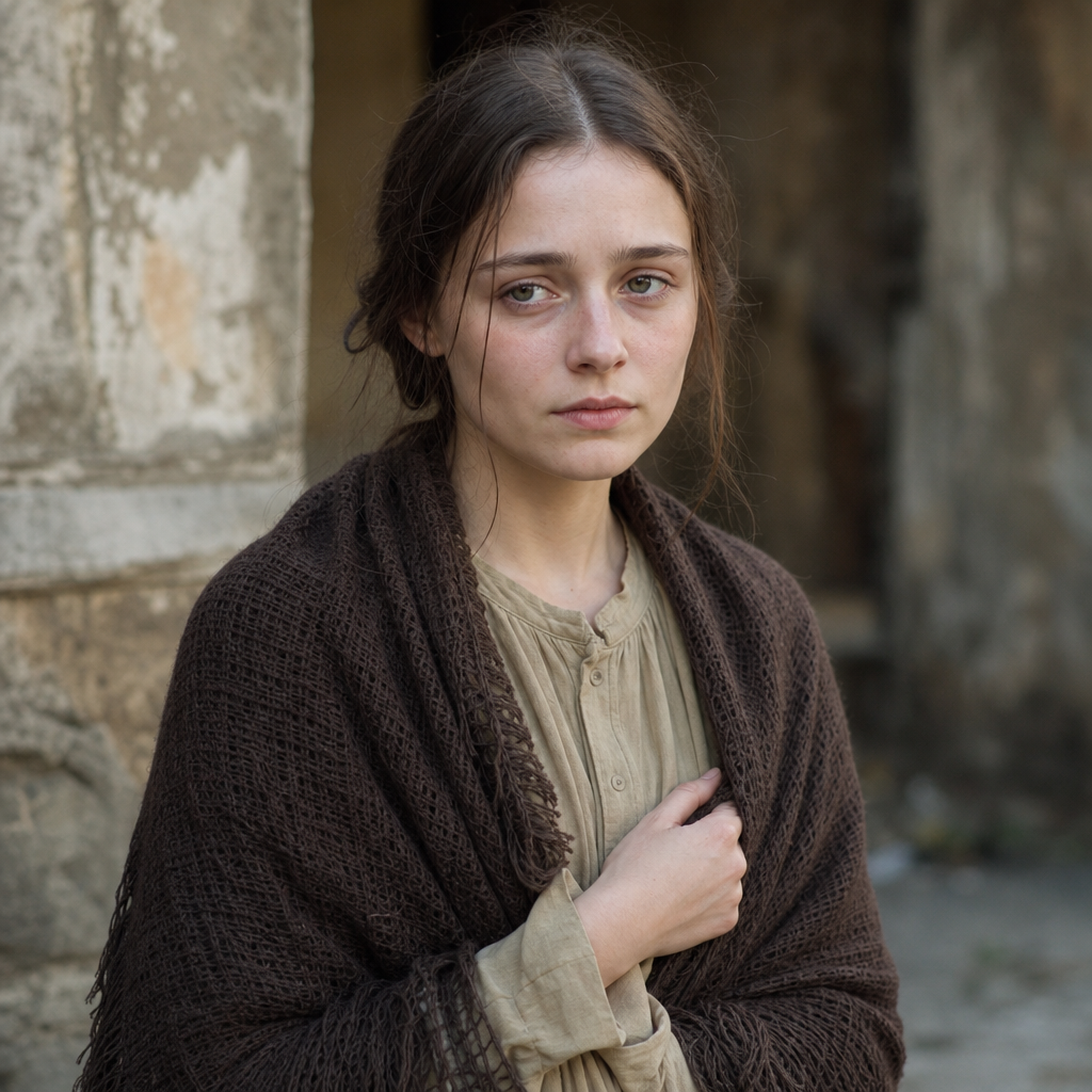 Portrait of Sonia (Sofya Semyonovna, Sonya), a character in Crime and Punishment