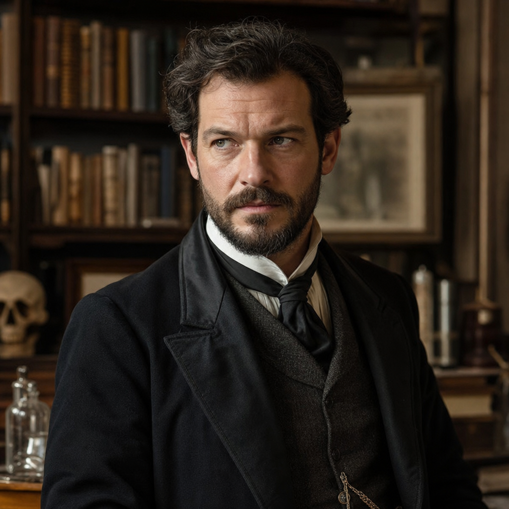 Portrait of Dr. John Seward, a character in Dracula