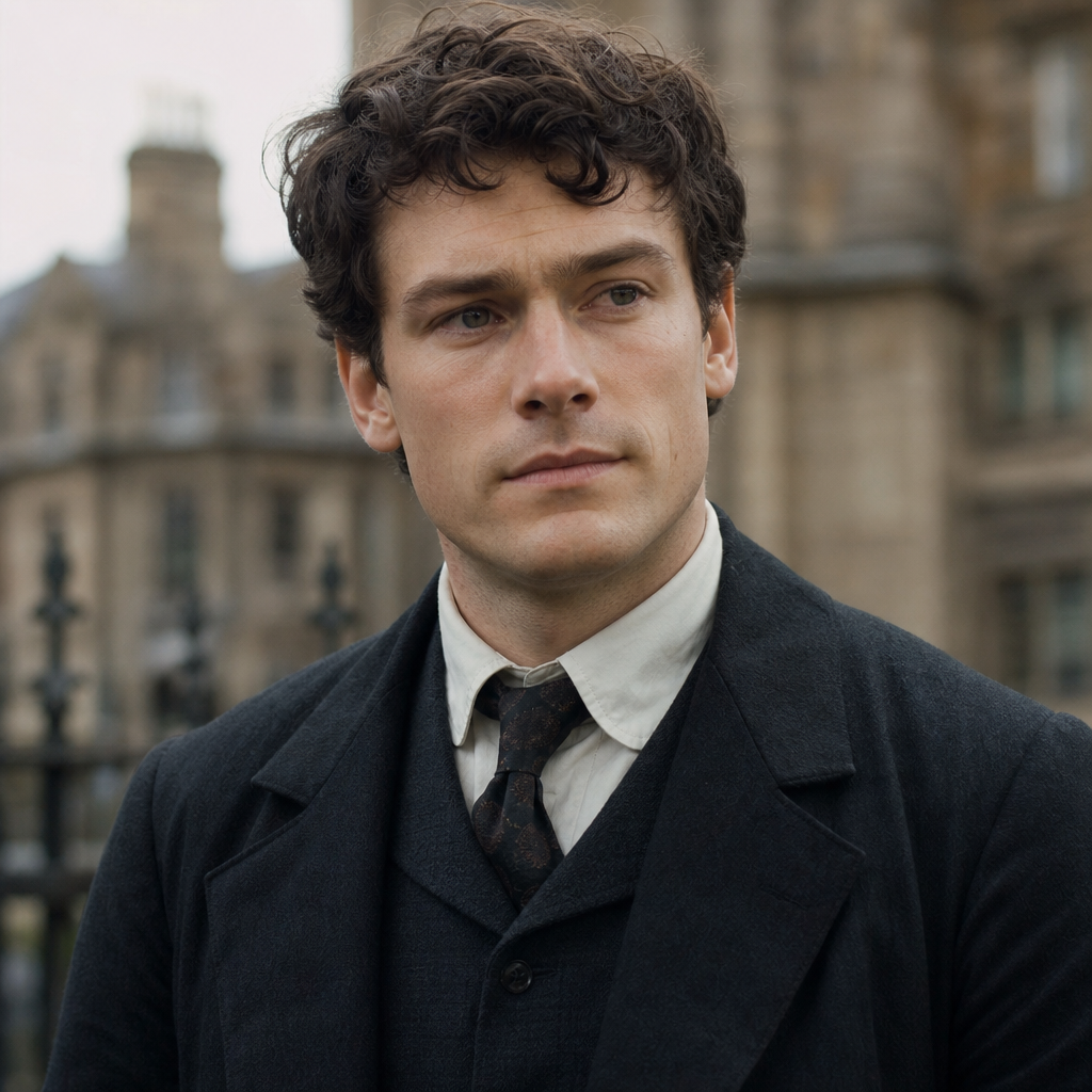 Portrait of Jonathan Harker, a character in Dracula