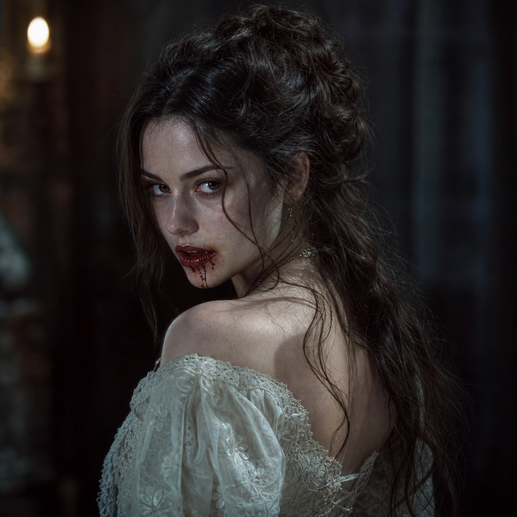 Portrait of Lucy Westenra, a character in Dracula
