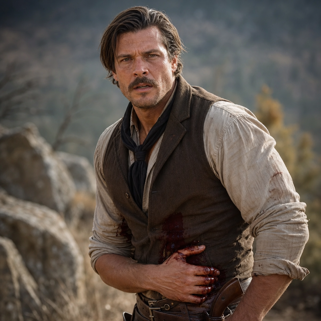 Portrait of Quincey Morris, a character in Dracula