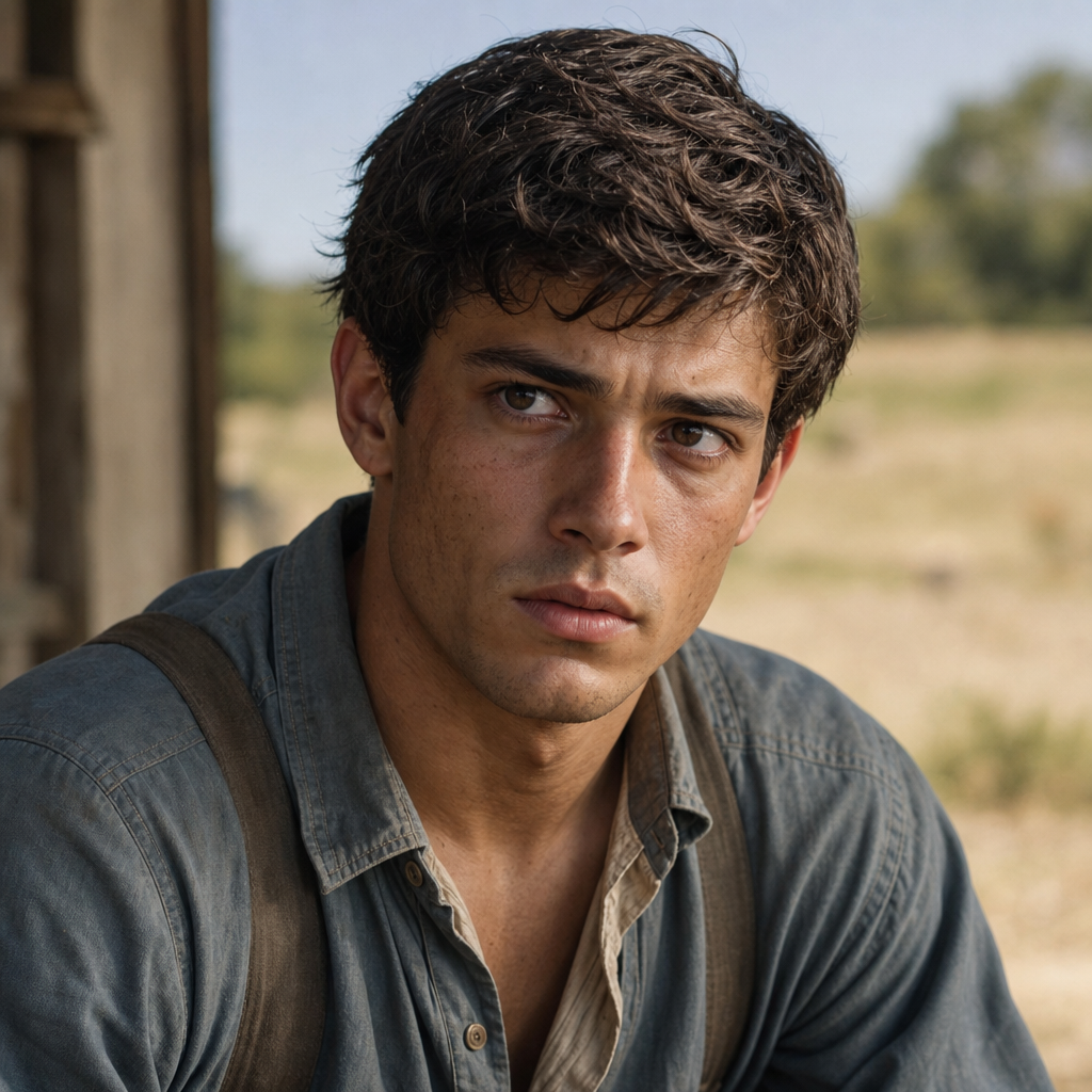 Portrait of Caleb Trask, a character in East of Eden