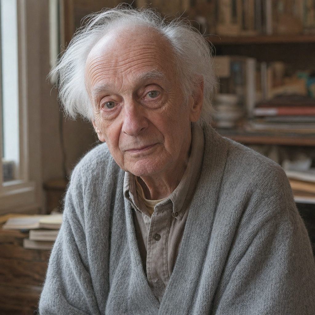 Portrait of Faber, a character in Farenheit 451