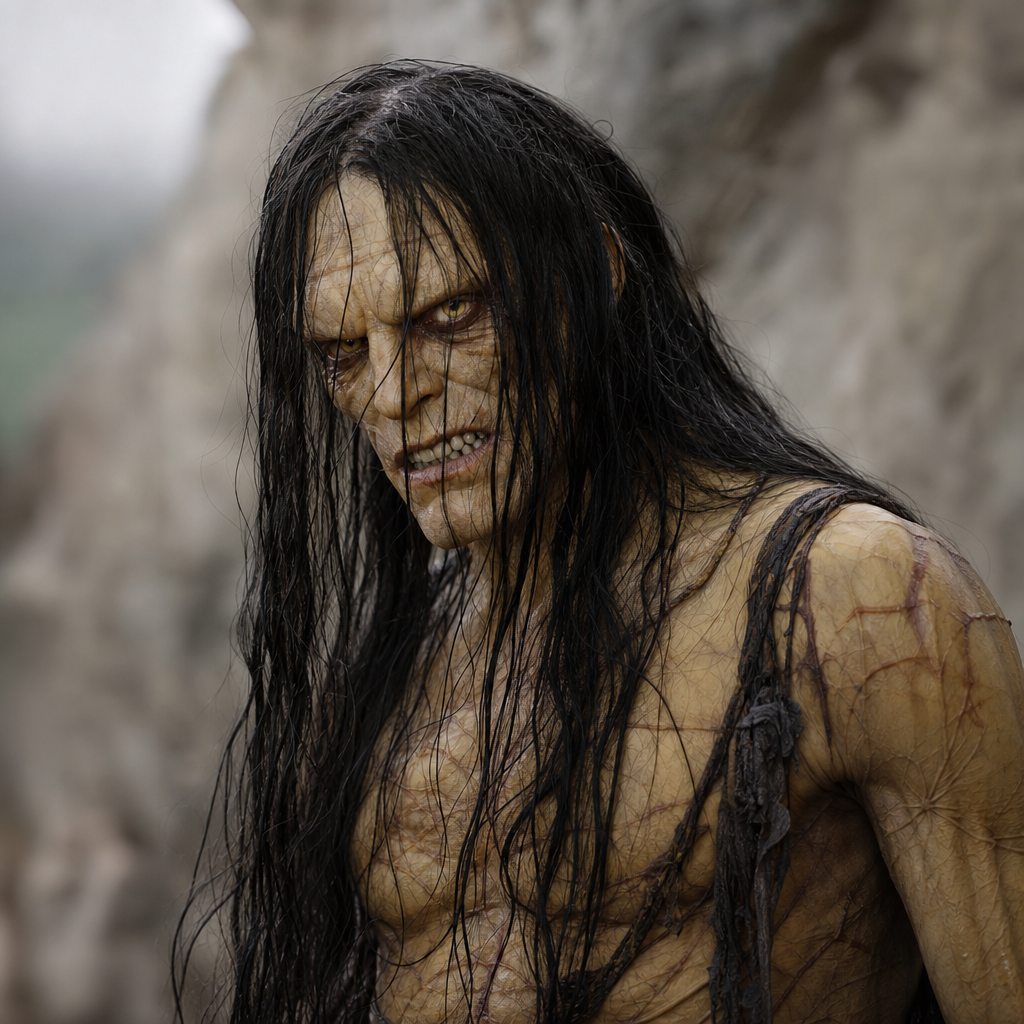 Portrait of The Creature, a character in Frankenstein; or, The Modern Prometheus