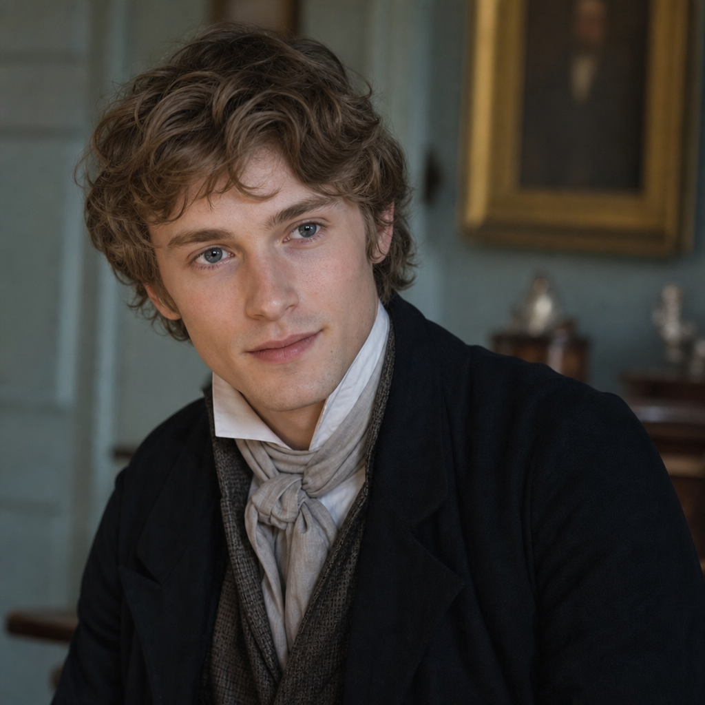 Portrait of Herbert Pocket, a character in Great Expectations