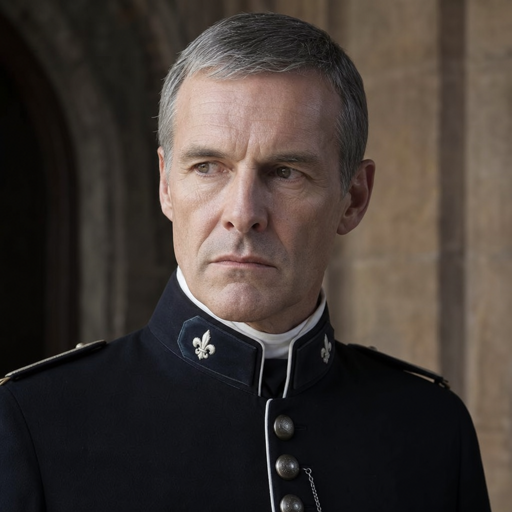 Portrait of Inspector Javert, a character in Les Misérables