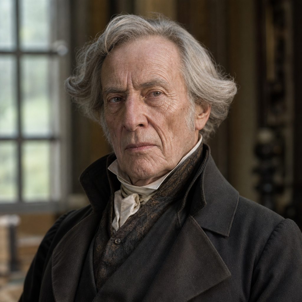 Portrait of M. Gillenormand, a character in Les Misérables