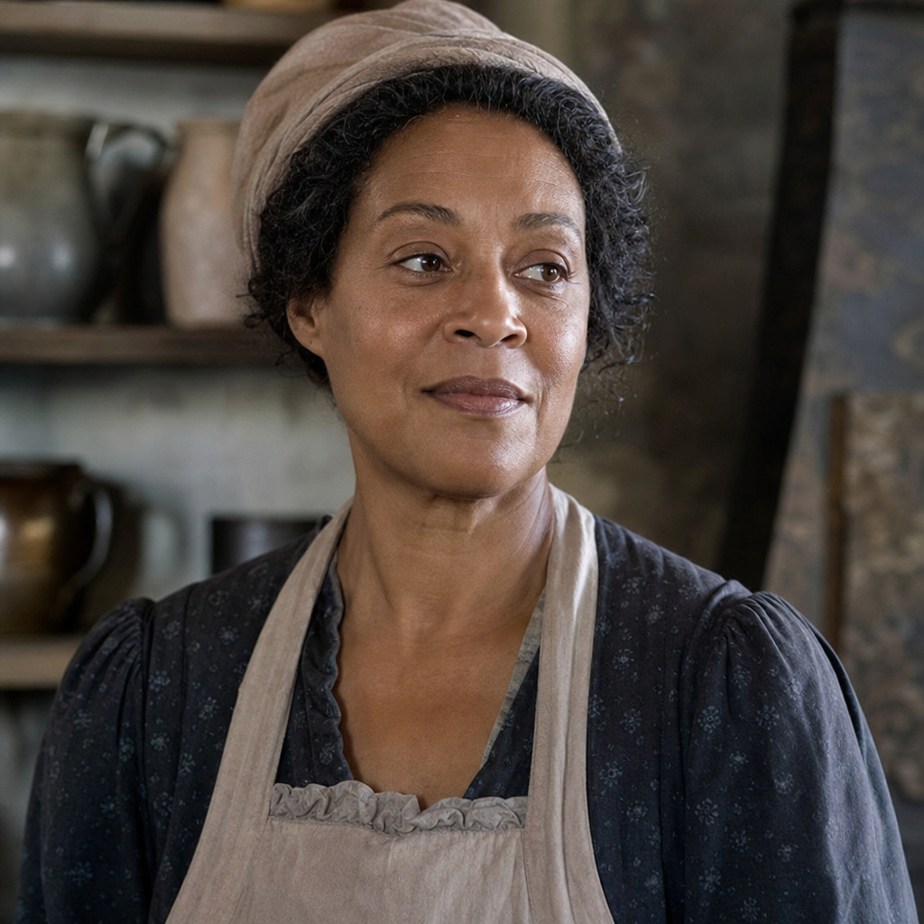 Portrait of Toussaint, a character in Les Misérables