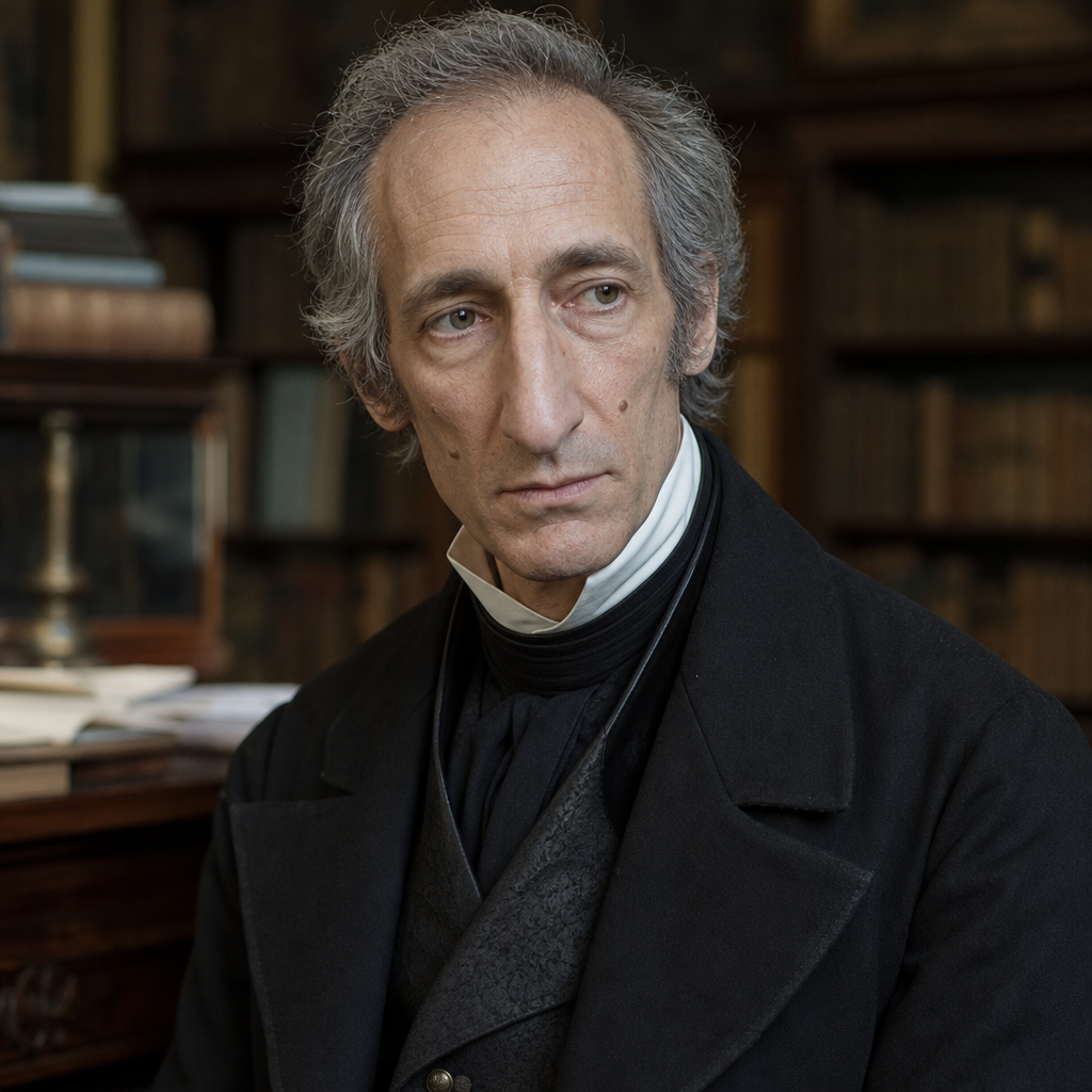 Portrait of Edward Casaubon, a character in Middlemarch