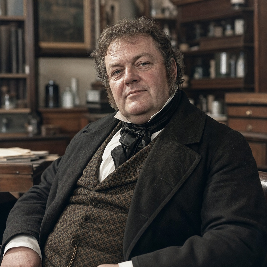 Portrait of Walter Vincy, a character in Middlemarch