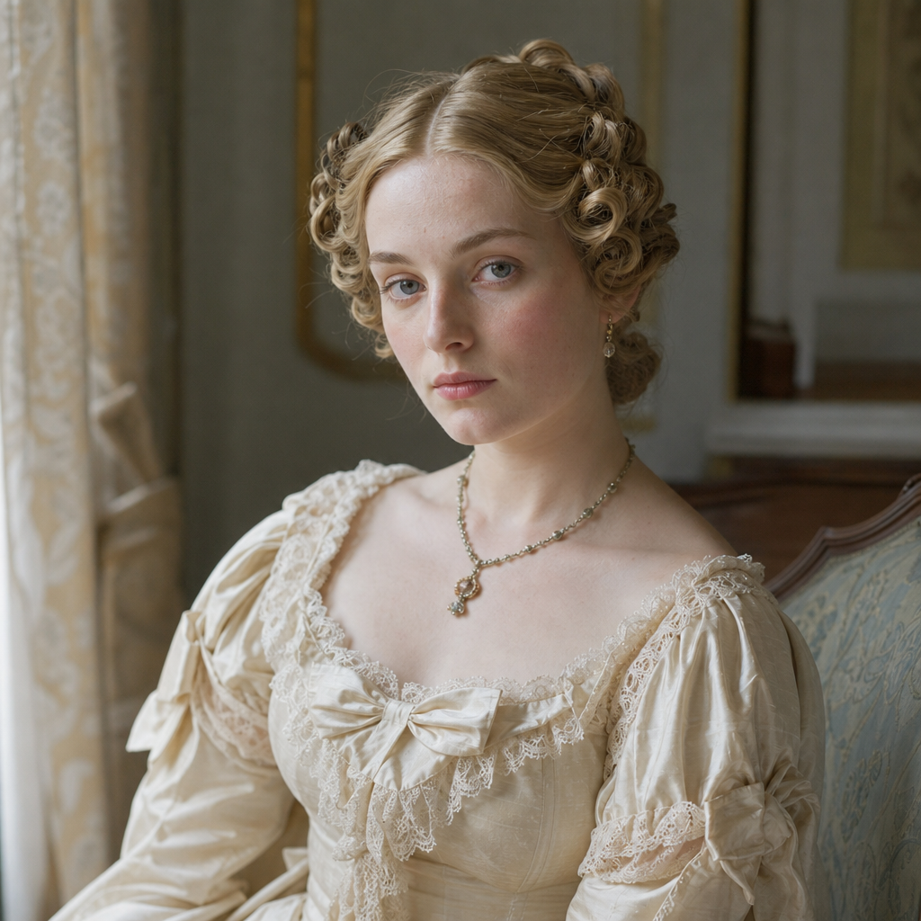 Portrait of Rosamond Vincy, a character in Middlemarch
