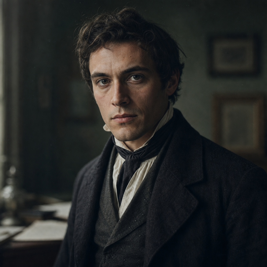 Portrait of Tertius Lydgate, a character in Middlemarch