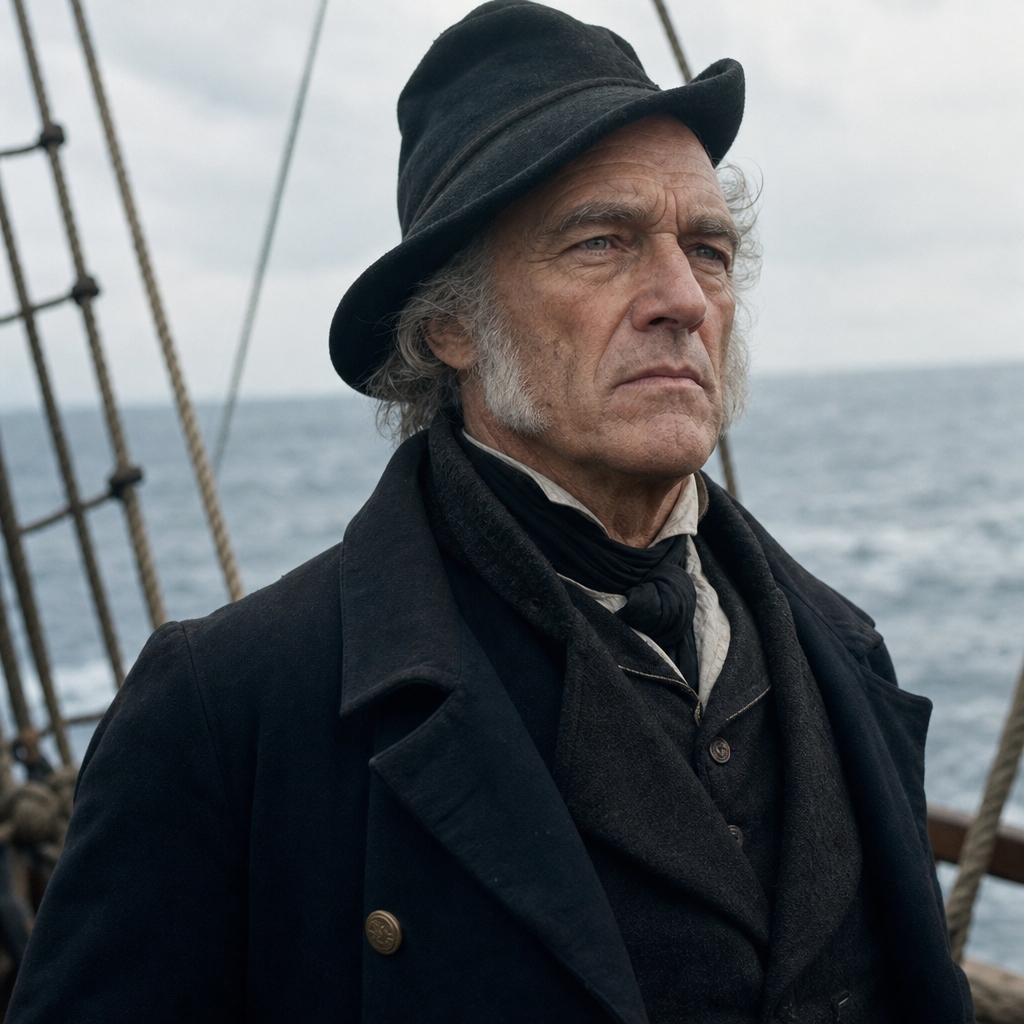 Portrait of Captain Ahab, a character in Moby-Dick; or, The Whale