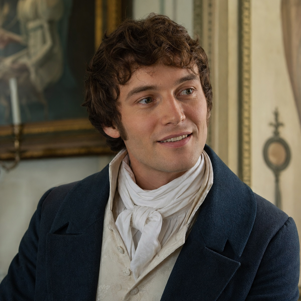 Portrait of Charles Bingley (Bingleys, Bingley), a character in Pride and Prejudice