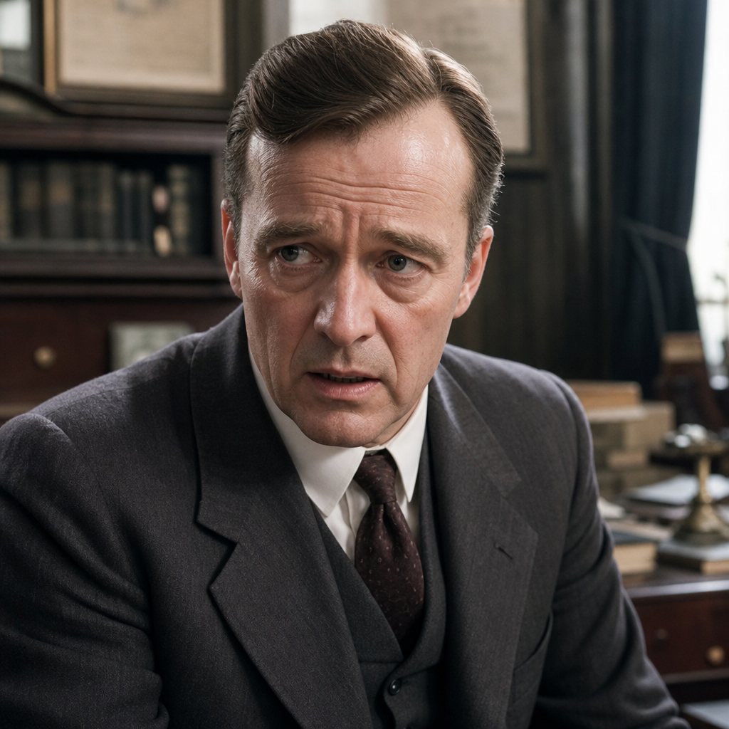 Portrait of Arthur Holder, a character in The Adventures of Sherlock Holmes