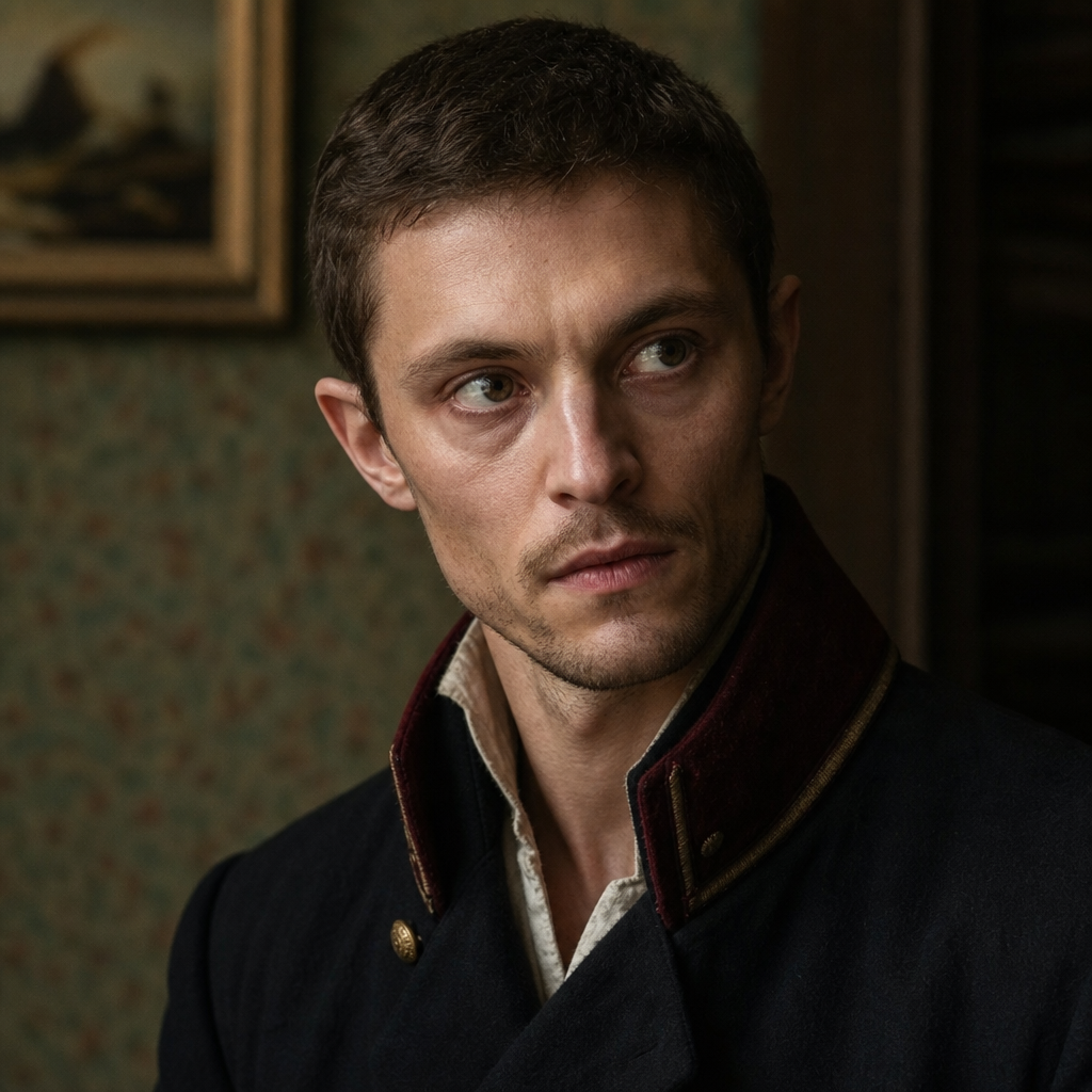 Portrait of Dmitri Fyodorovitch Karamazov, a character in The Brothers Karamazov