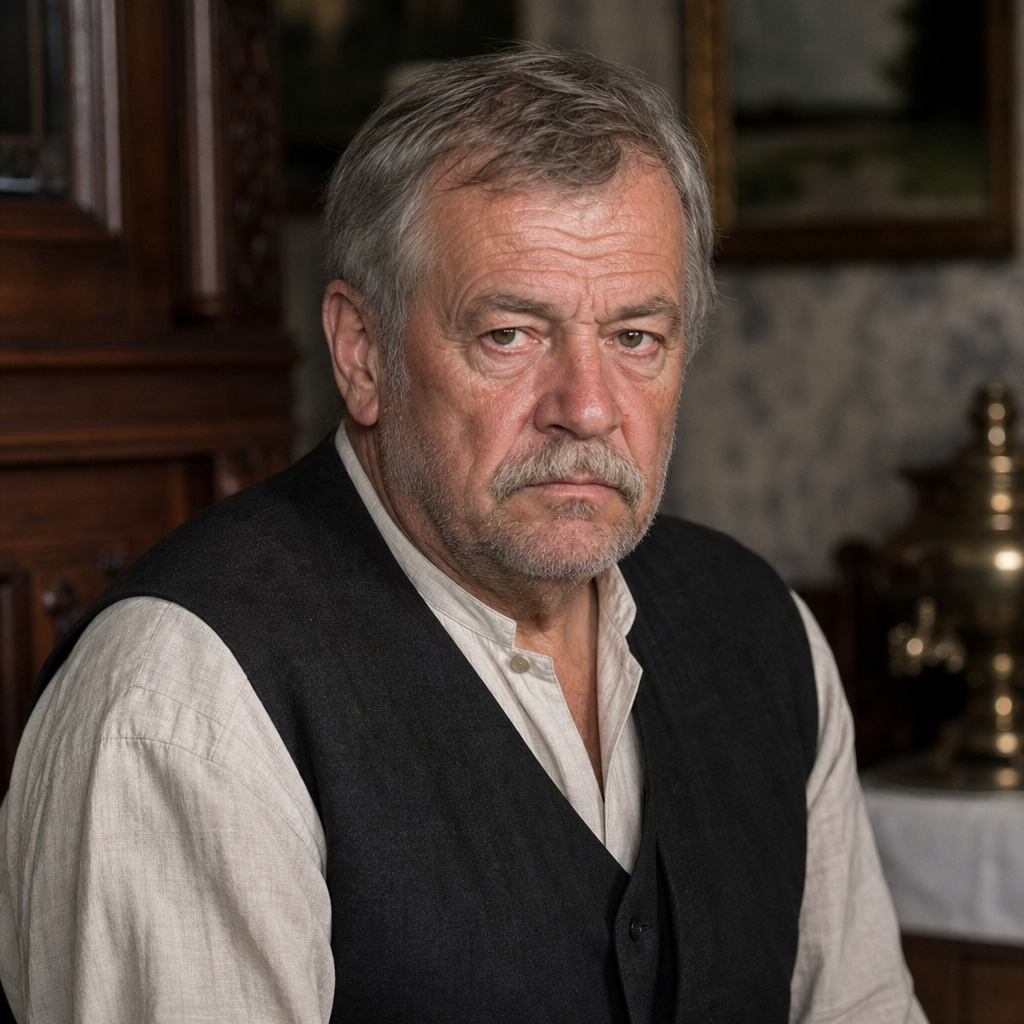 Portrait of Grigory Vassilyevitch, a character in The Brothers Karamazov