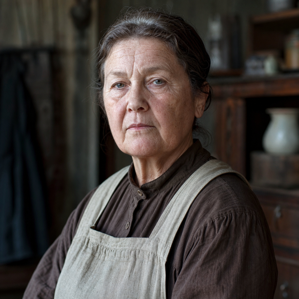 Portrait of Marfa Ignatyevna, a character in The Brothers Karamazov