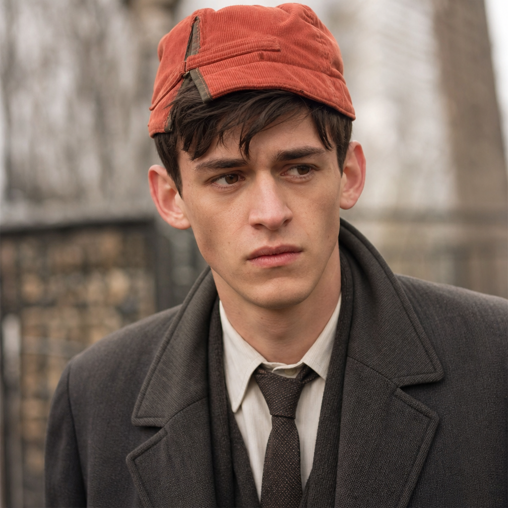 Portrait of Holden Caulfield, a character in The Catcher in the Rye