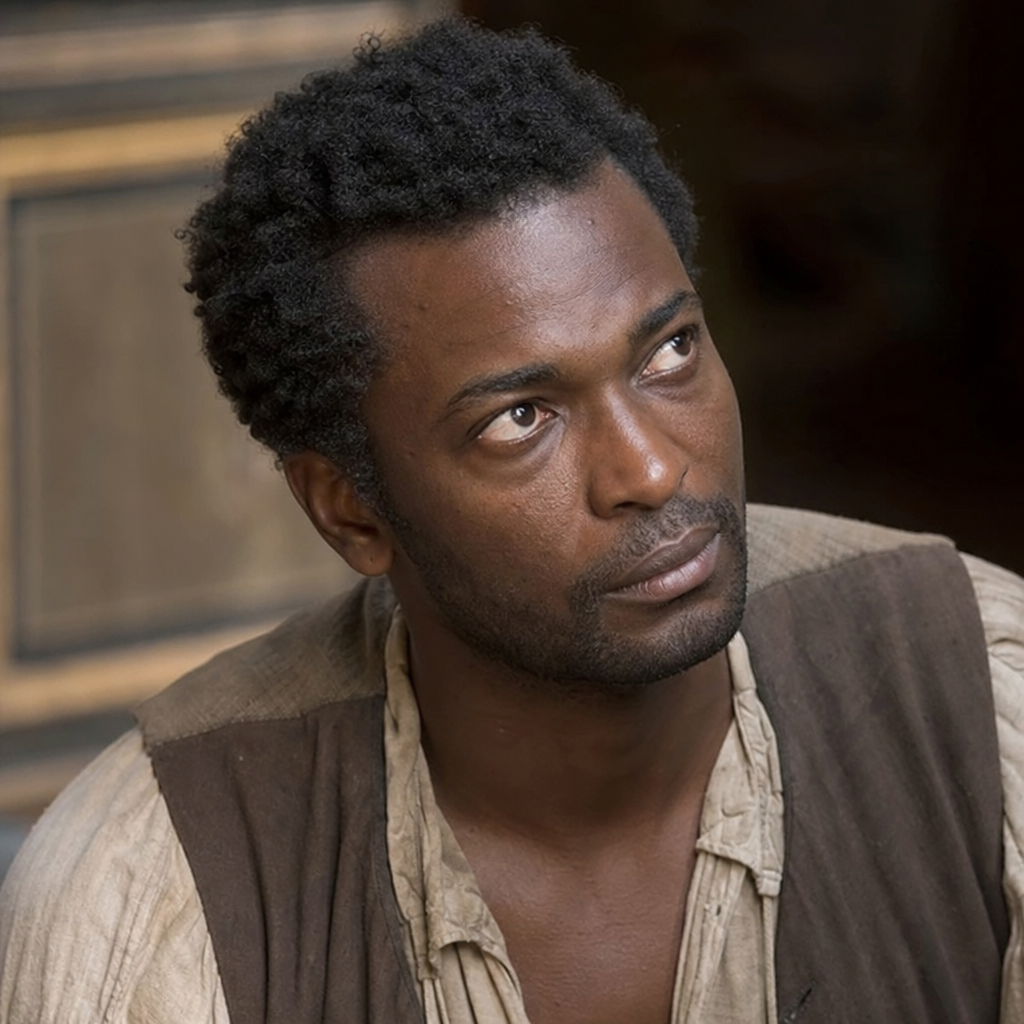 Portrait of Ali (the Nubian slave), a character in The Count of Monte Cristo