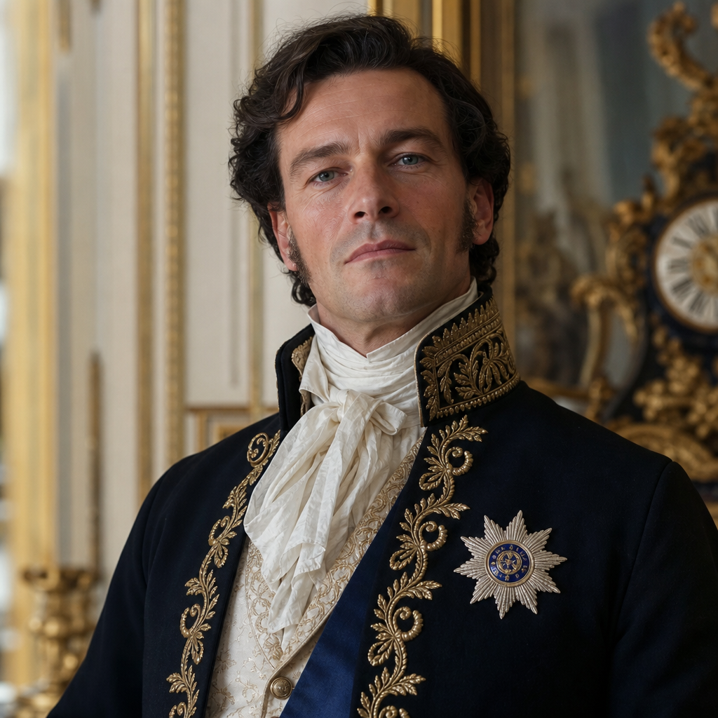 Portrait of Count of Château-Renaud, a character in The Count of Monte Cristo