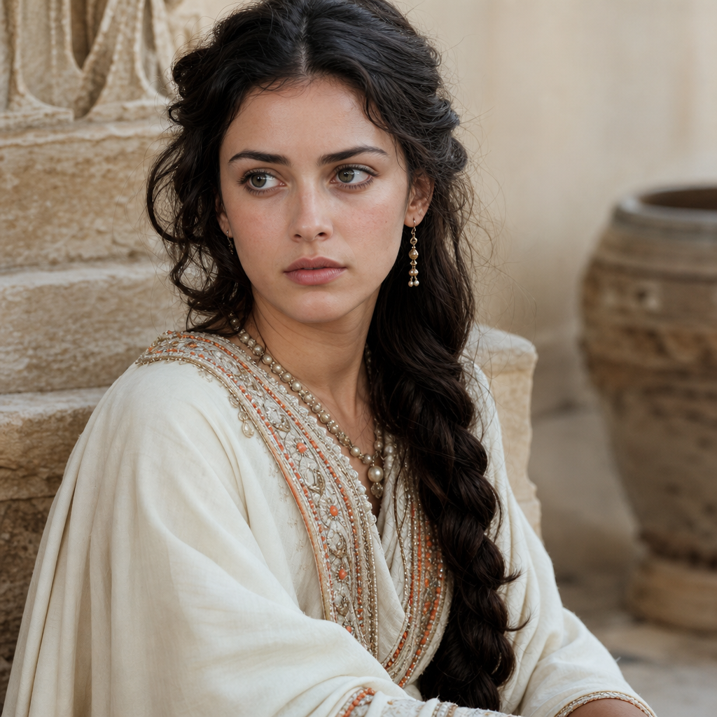 Portrait of Haydée, a character in The Count of Monte Cristo