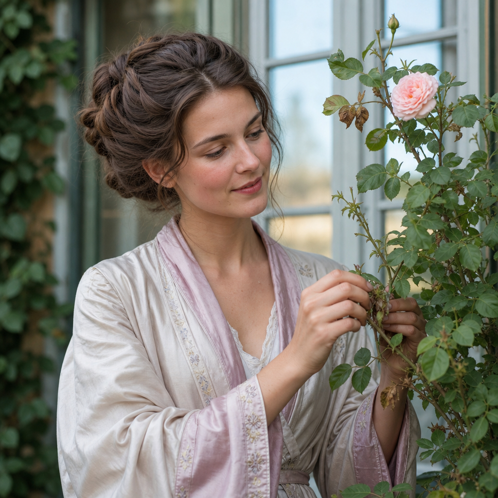 Portrait of Julie Herbault (née Morrel), a character in The Count of Monte Cristo