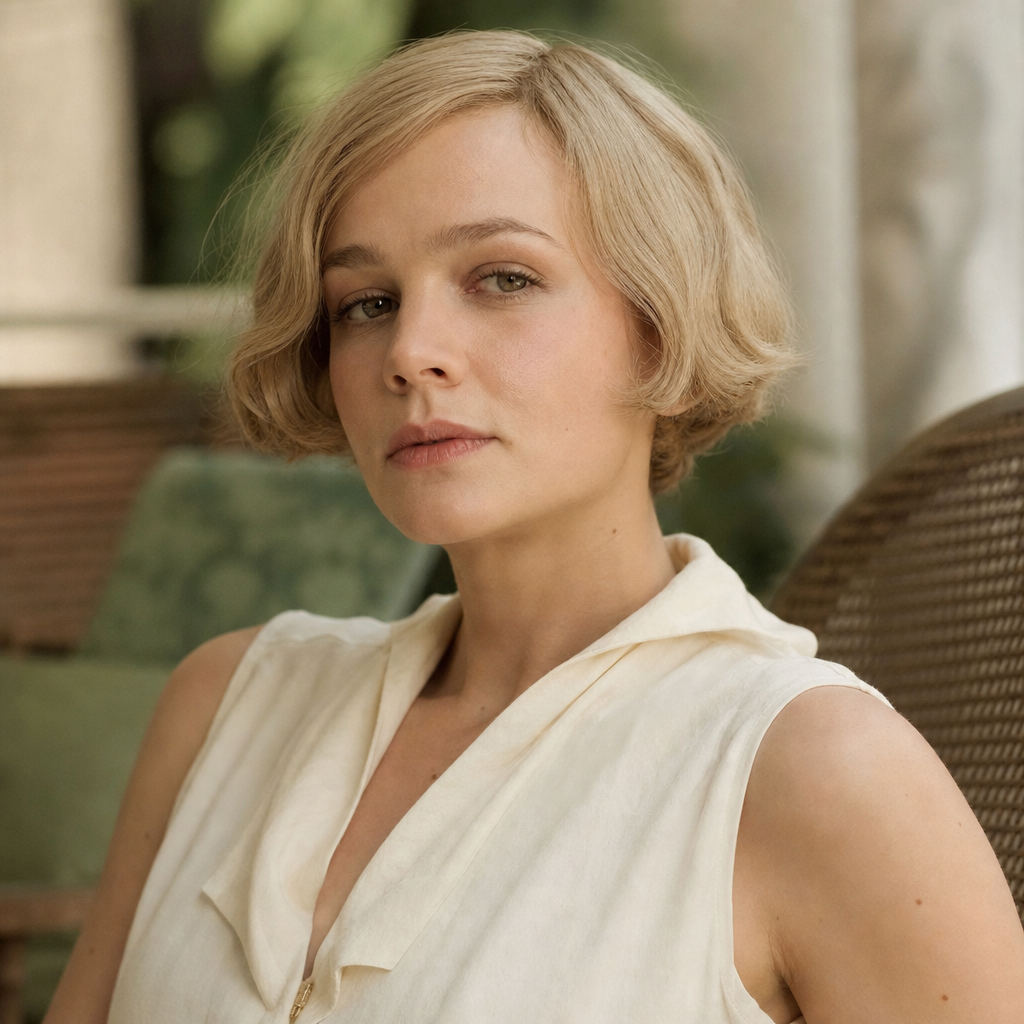 Portrait of Jordan Baker, a character in The Great Gatsby