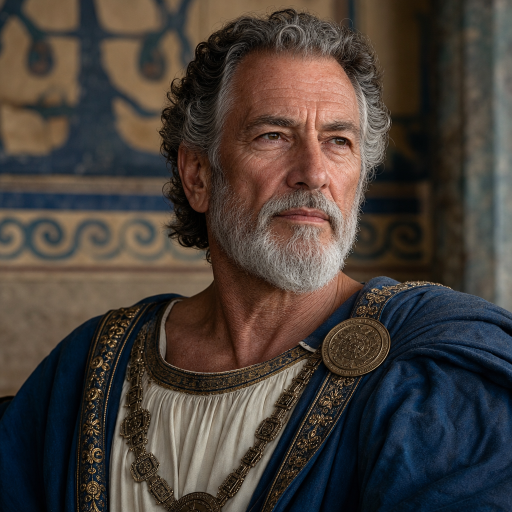Portrait of Alcinous, a character in The Odyssey