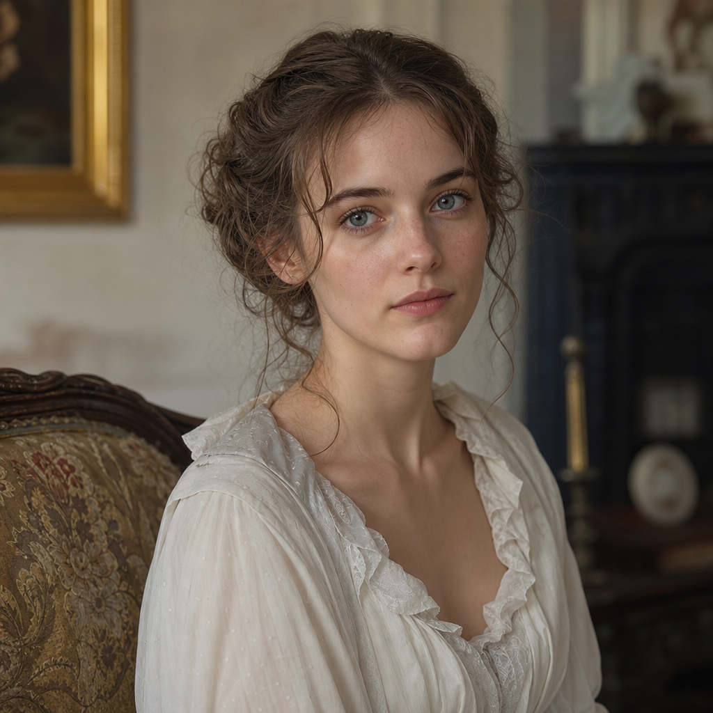 Portrait of Frances Earnshaw, a character in Wuthering Heights