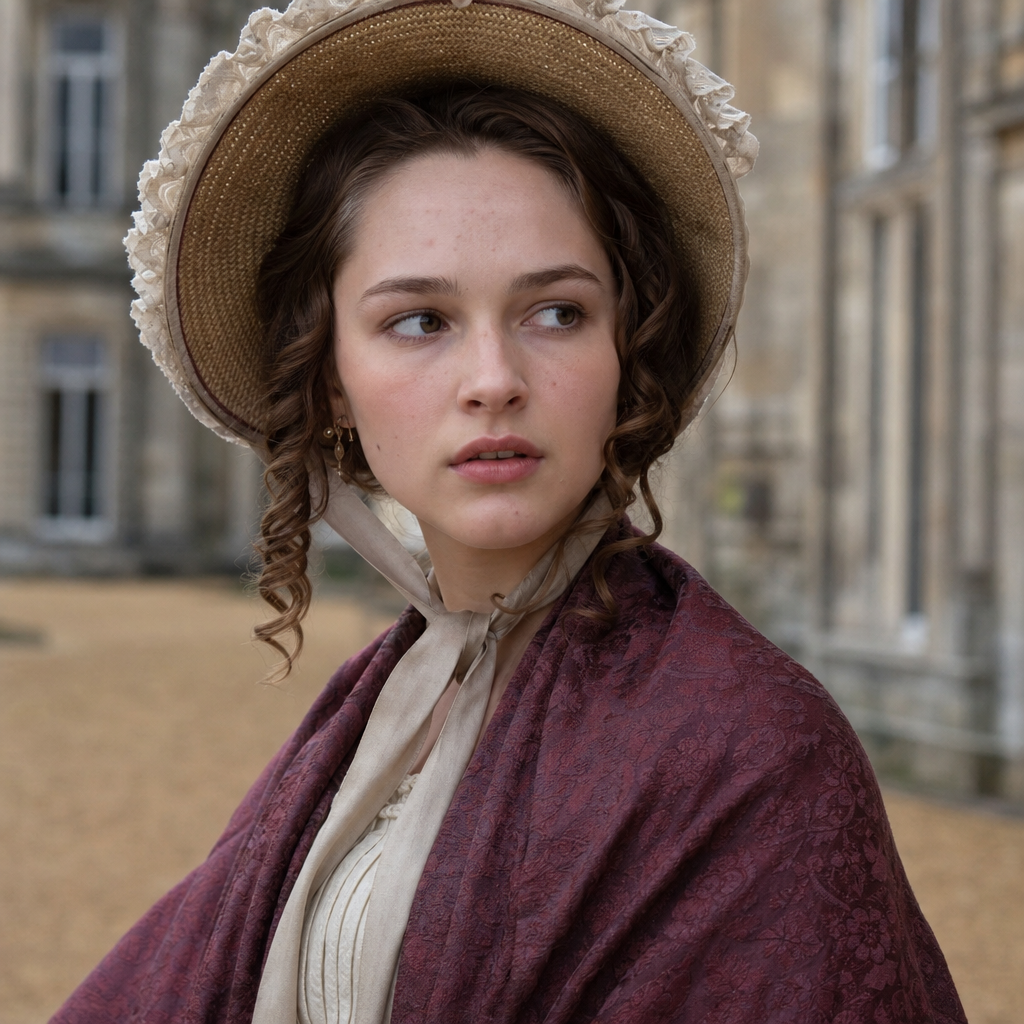 Portrait of Isabella Linton, a character in Wuthering Heights
