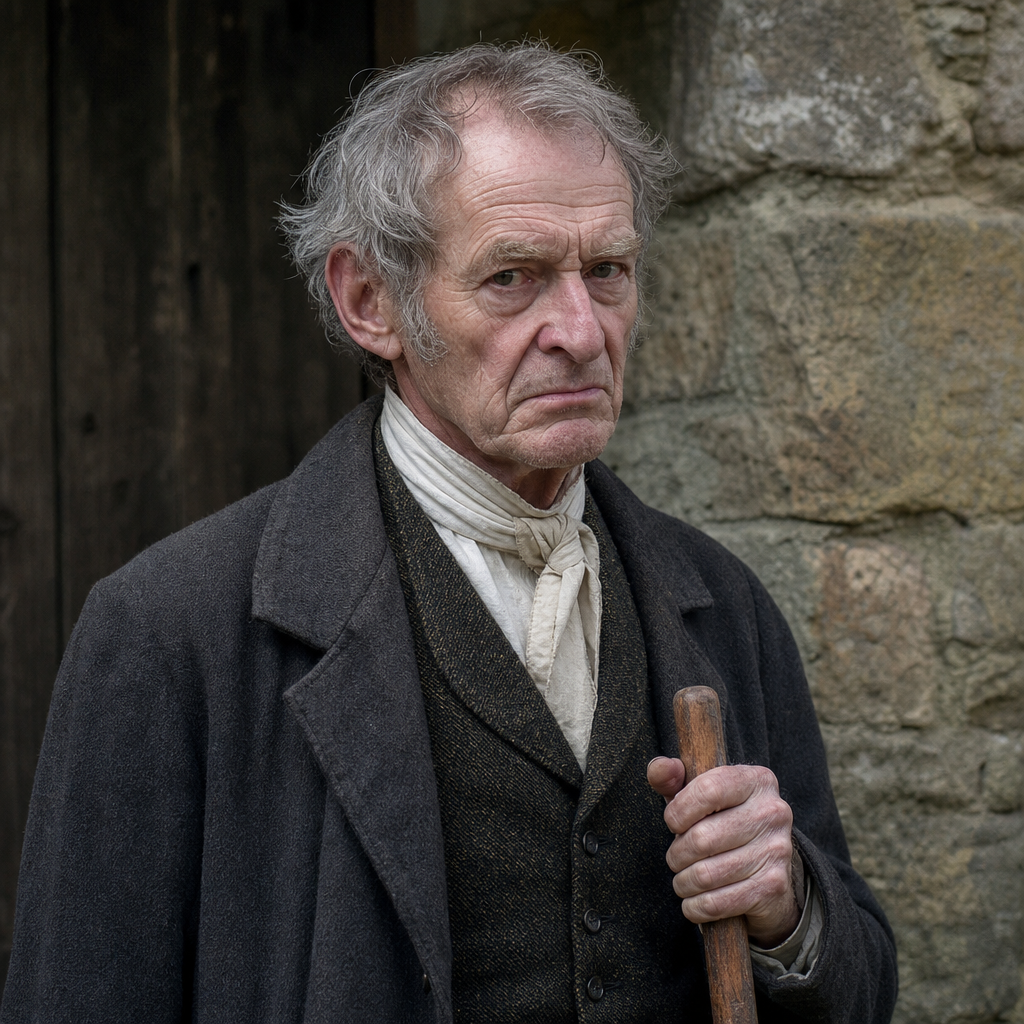 Portrait of Joseph, a character in Wuthering Heights